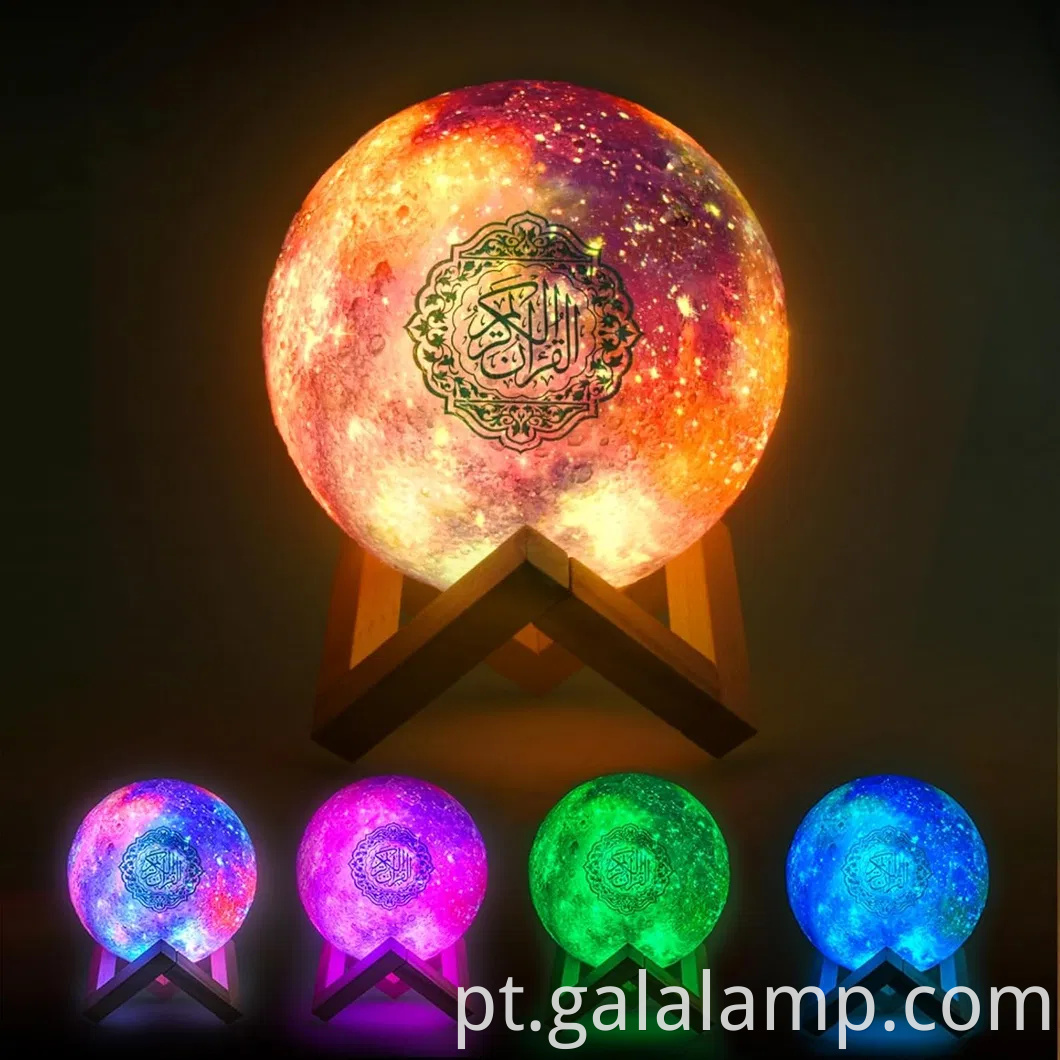 Ramadã portátil Alcorão do Alcorão com controle de aplicativos e suporte a vários idiomas